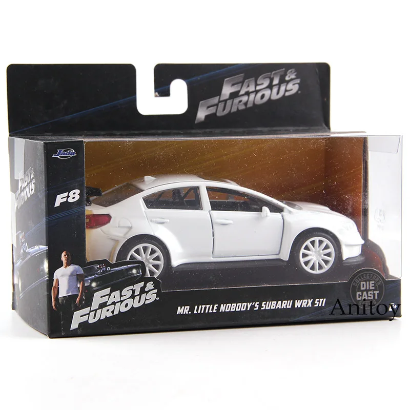 F8 Subaru WRX STI Литой под давлением металлический JDM тюнеры JADA Форсаж модель Subaru WRX STI F-150 SVT GT-R R35 зарядное устройство RT литье под давлением игрушка двери автомобиля открыть - Цвет: F8 Subaru WRX STI