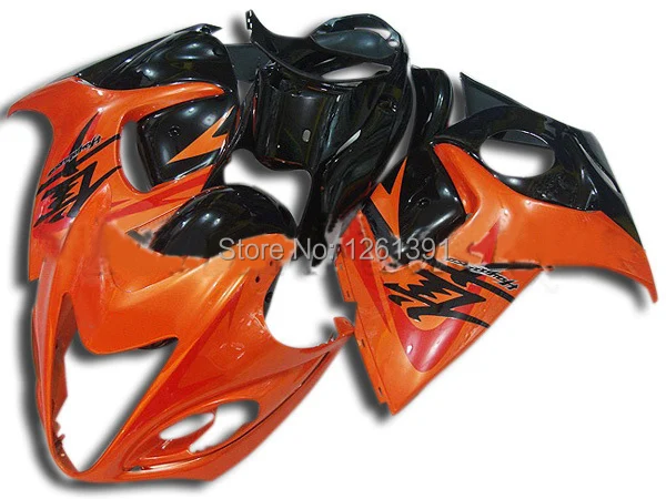 

100%Fit injection orange black Fairings For SUZUKI Hayabsa GSXR1300 2008 2009 GSX-R1300 GSXR 1300 08 09 Fairing kits #RR3V3