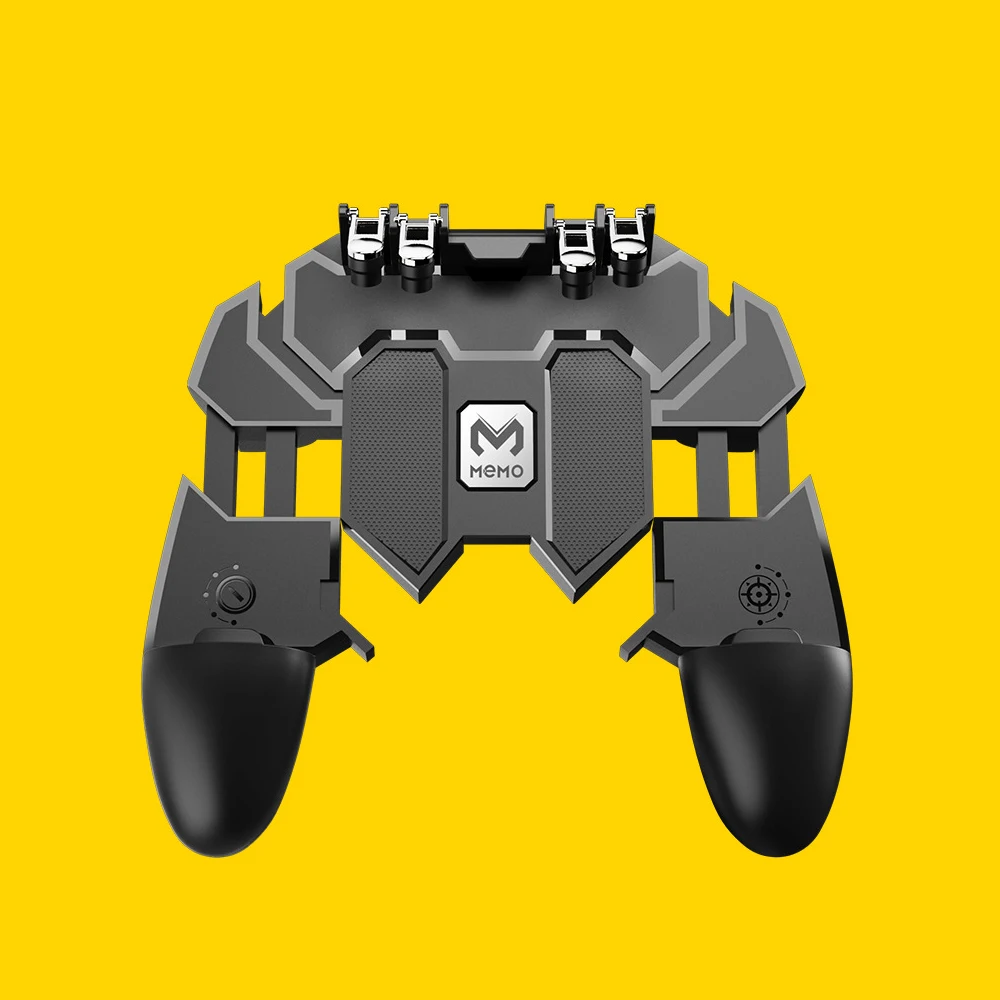 Мобильный контроллер PUBG, кнопка поворота, геймпад для PUBG IOS Android, шесть 6 пальцев, операционный геймпад, периферийный контроллер PUBG