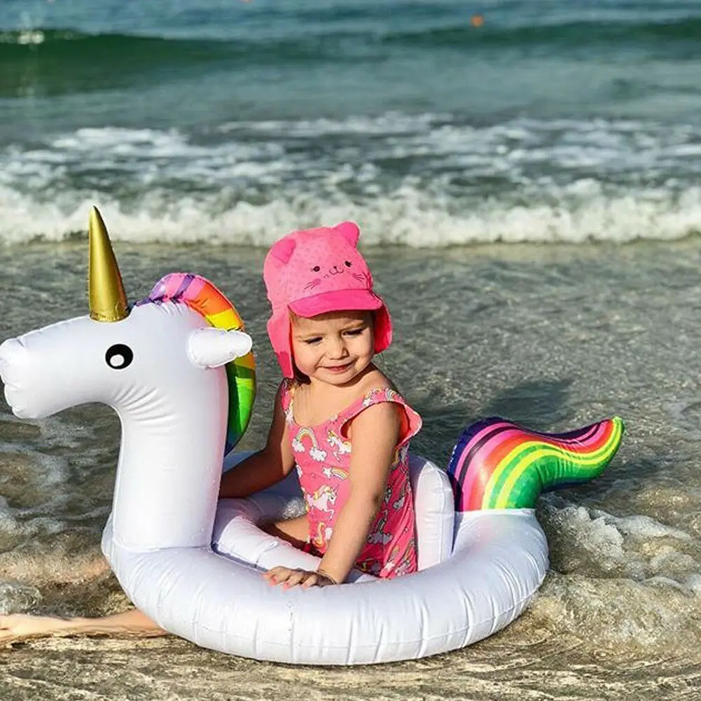 Милый Цельный купальник для девочек 2018 г. бикини с единорогом маленьких без