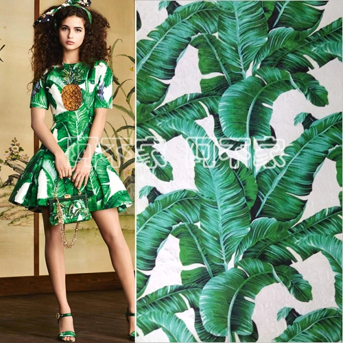 DG японского типа &quotбанан&quot жаккард с рисунком в виде листьев зимние женские