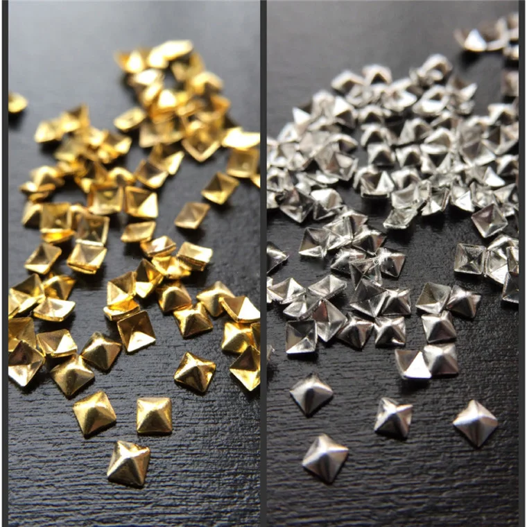 250 шт. металлические наклейки-гвоздики для дизайна ногтей | Красота и здоровье