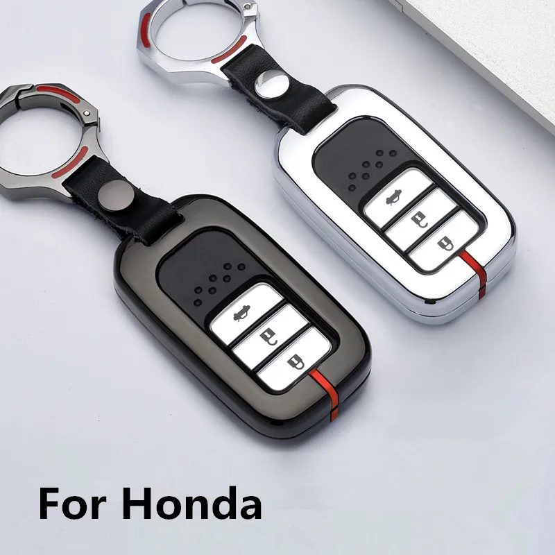 Брелок для ключей из цинкового сплава автомобиля крышка чехол Honda Civic Vfc 2017 Accord 2003