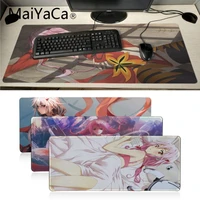 maiyaca guilty crown gc yuzuriha inori anime natural rubber mouse pad anime desk mat newest super large cute gaming mouse pad