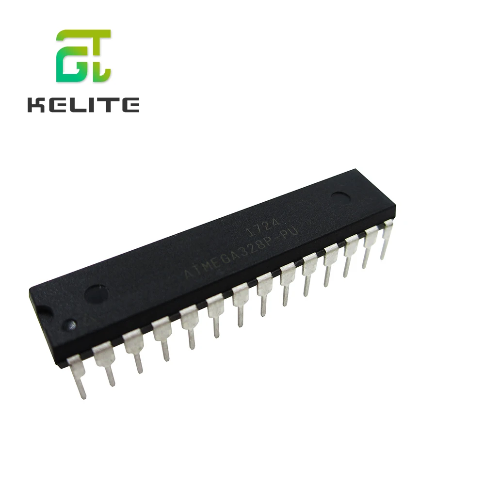 Флэш-память DIP-28 микроконтроллер ATMEGA328 MCU AVR 32K 20 МГц 1 шт./лот | Электронные