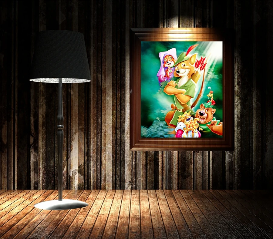 A993 Robin Hood Детский мультфильм HD Печать на холсте украшение дома гостиная Настенные