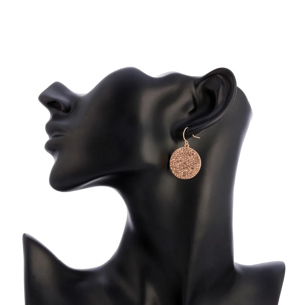 Full Clear CZ Crystal Drop Earrings Classic Rose Gold Personality Fashion Shining Jewelry Gifts Aretes De Mujer 2019 | Украшения и