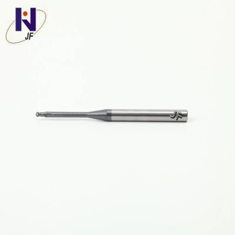 

5 шт./лот R2 * D4 * 25 * D6 * 75*2T Карбид 2 флейты с длинным горлом концевые фрезы фрезерные инструменты с покрытием TiAlN, HRC50