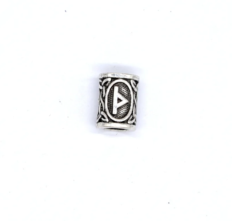 2 antique silver 5 шт./лот, античные бронзовые античные серебряные бусины в виде руны викингов, подвески для браслета, ожерелья или волос, настоящие фотографии - Цвет: 2 antique silver