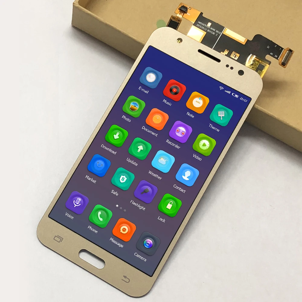 Для SAMSUNG Galaxy J5 2015 LCD J500 J500H J500FN J500F J500M Полный ЖК дисплей панель экран сенсорный