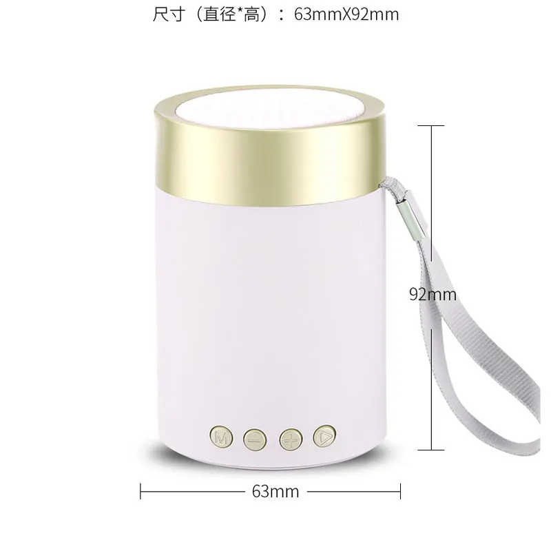 Новинка миниатюрная Светодиодная Беспроводная колонка уличная портативная