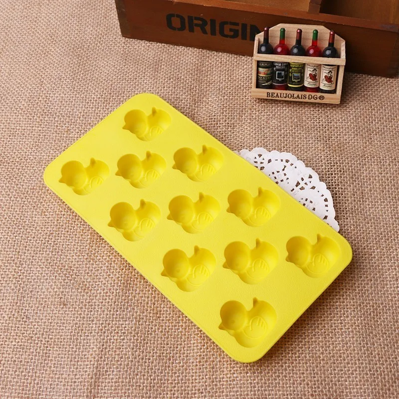 Поднос для льда в форме утки 11 сеток форма мороженого кубика кухонные аксессуары