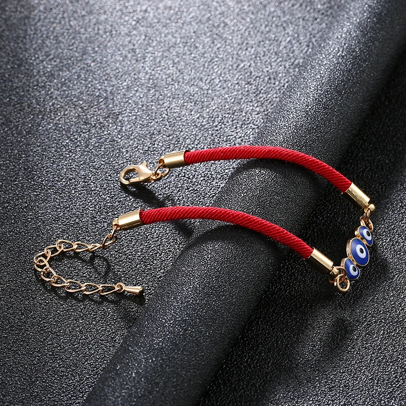 Классический Турецкий Дурной глаз Шарм Браслеты для женщин мужчин черный & из