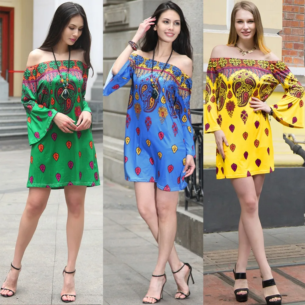 Женская одежда больших размеров весна-осень 2017 модное женское платье с цветочным