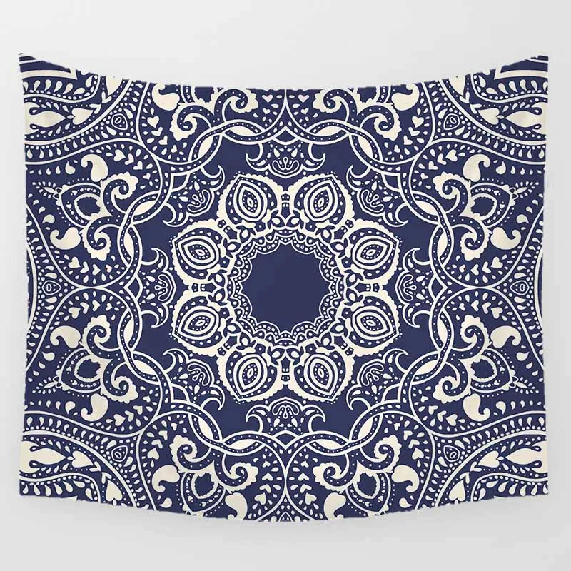 Единорог HD beauty винтажный большой Гобелен Мандала настенный гобелен украшение дома прямоугольная спальня настенный гобелен