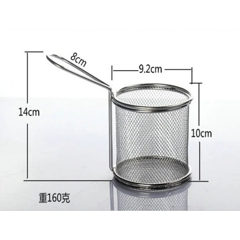 304 жареные пельменей из нержавеющей стали корзина для курицы картофеля фри