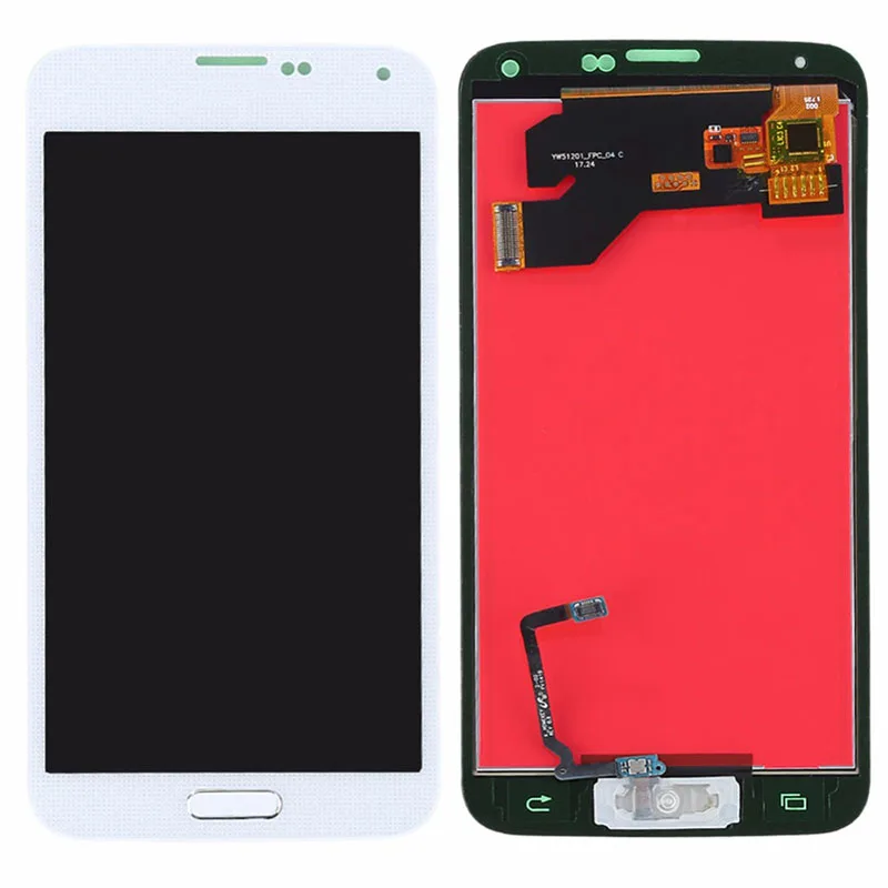 Оригинальный Amoled дисплей для Samsung Galaxy S5 ЖК сенсорный экран в сборе с домашней