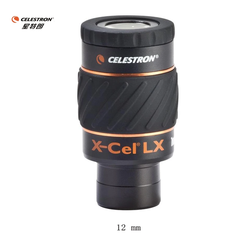 12mm Окуляр Celestron X-CEL LX 2,3 мм 5 мм 7 мм 9 мм 12 мм 18 мм 25 мм широкоугольный телескоп 60 градусов планетарный окуляр туманности 1,25" - Цвет: 12mm