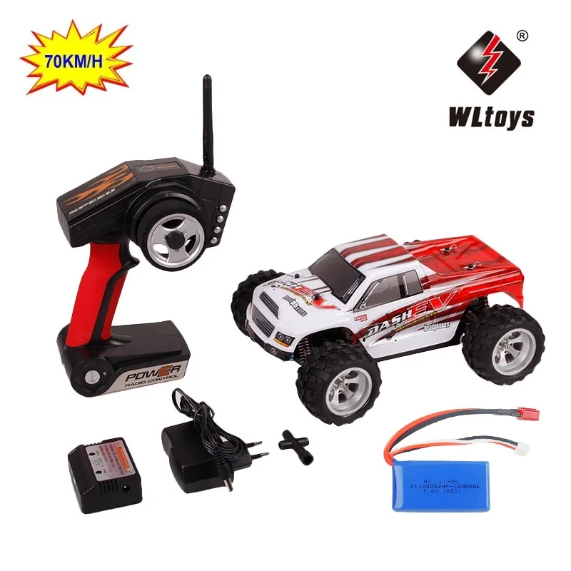 1 battery WLtoys A979-B 70 км/ч Радиоуправляемый автомобиль игрушки 2,4 г управляемый грузовик RC багги высокая скорость внедорожный автомобиль A979B VS A959-B RC гоночный автомобиль - Цвет: 1 battery