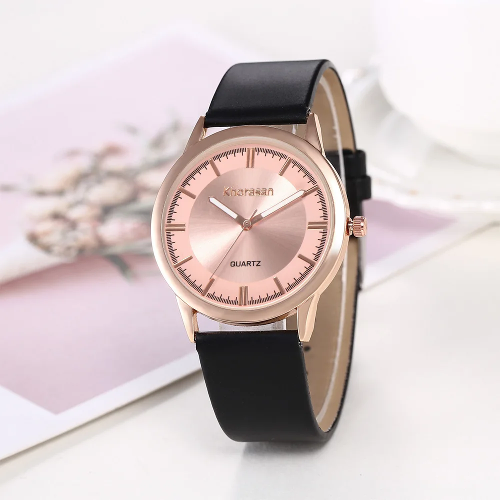 Выразительные женские наручные часы с ремешком кварцевые | Наручные