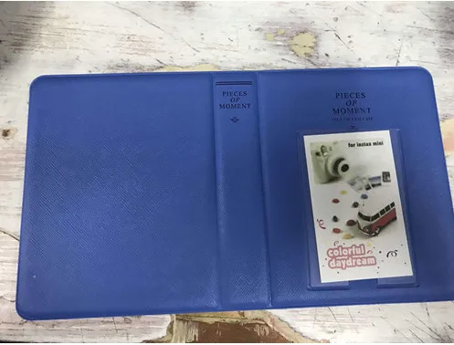 Royal blue 64 кармана фотоальбом Полароид фотоальбом мини Instant Picture чехол для хранения Мини альбом для фотографий фотоальбом fotografico - Цвет: Royal blue