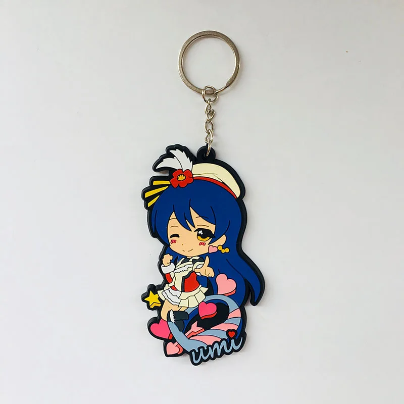 IVYYE 1 шт. LOVE LIVE серия аниме-брелок для ключей ПВХ Рисунок брелок милые игрушки брелок для ключей подарки на день рождения унисекс Новинка - Цвет: see chart