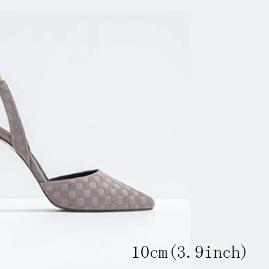 pink 10cm Роскошная обувь; женские дизайнерские туфли на низком каблуке; туфли-лодочки на высоком каблуке-шпильке; модные босоножки из натуральной кожи с закрытым носком; 11 размеров - Цвет: pink 10cm