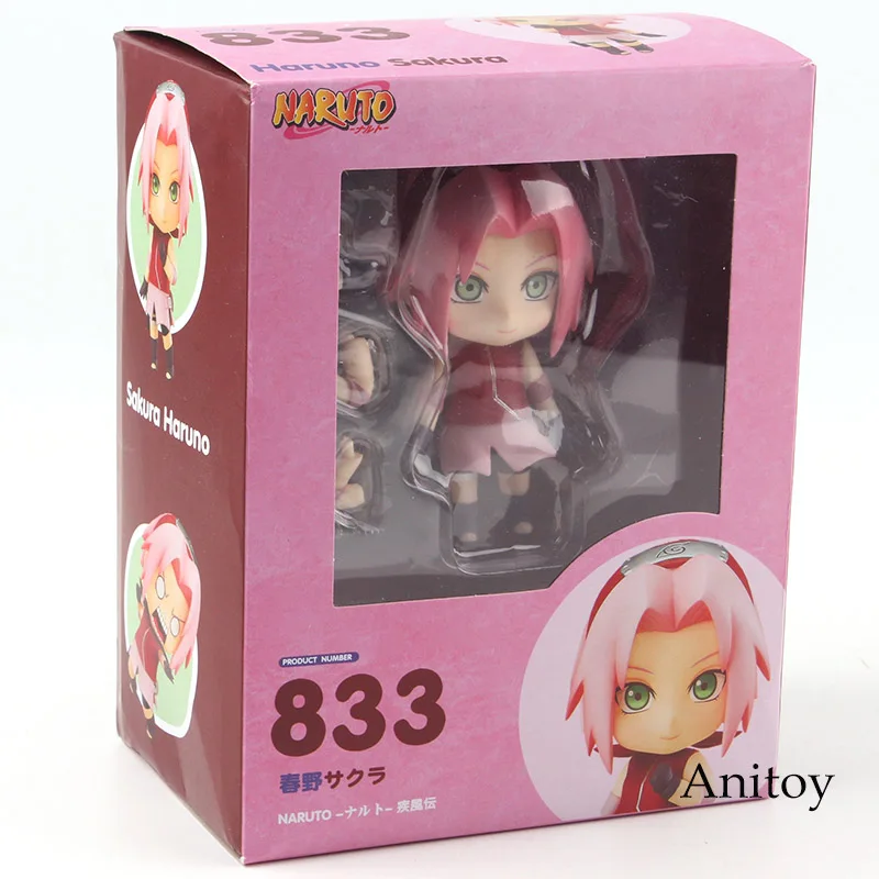 Аниме Наруто Сакура Харуно фигурка Nendoroid 833 ПВХ Наруто-куклы Коллекционная модель игрушки