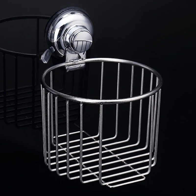Paper Holder Storage Вакуумная присоска, аксессуары для ванной комнаты, наборы из нержавеющей стали, держатель для туалетной бумаги, треугольная полка для ванной комнаты, держатель для мыльницы для душа - Цвет: Paper Holder Storage