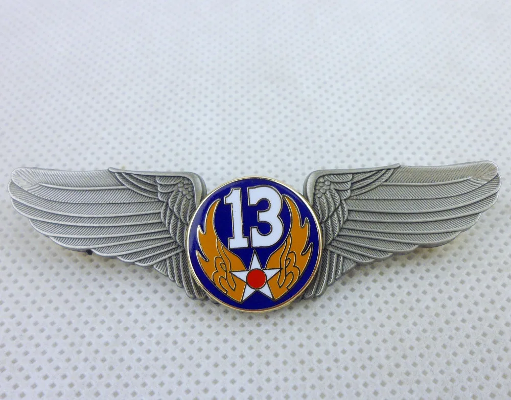 Вьетнам Era нам Униформа Pin 13th AIR FORCE значок Wings Insignia|Спортивные сувениры| |