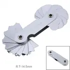 32 шт.компл. R7-14.5 A7C09 Нержавеющаясталь радиус Gauge образец R датчик с 7-14,5 лезвия диапазон для промышленных измерений