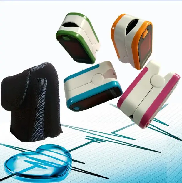 mixed color with bag 10 шт./много~~ ясно светодио дный 5 цветов CE ISO Пульсоксиметр spo2 PR монитор, метр кислорода крови монитор pulsioximetre - Цвет: mixed color with bag