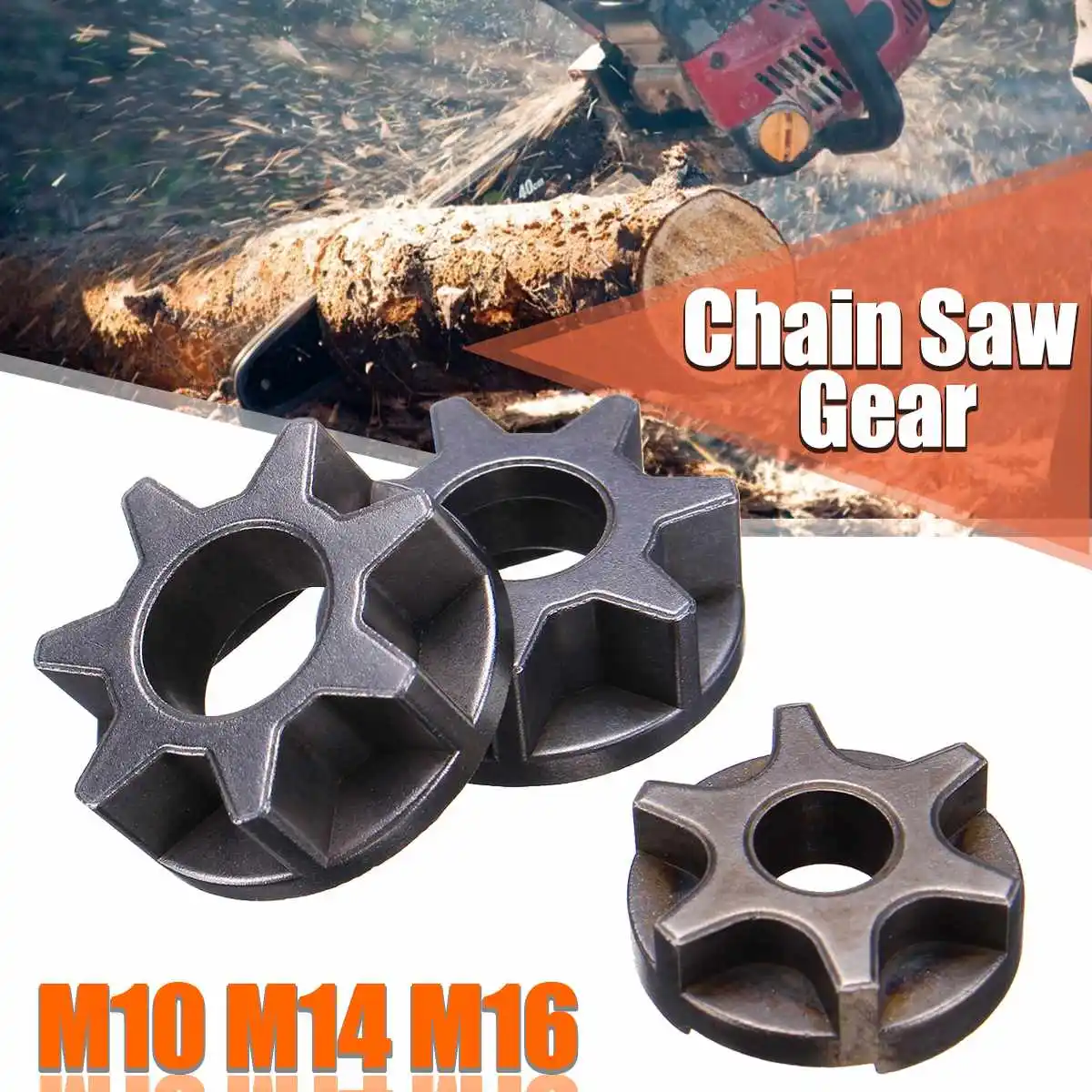 Шестерня бензопилы M10/M14/M16 для 100 115 125 150 180 сменная шестерня различные угловые