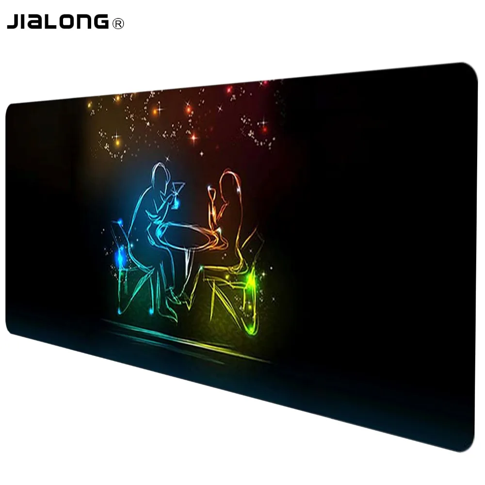 Игровой коврик для мыши JiaLonG в розовом стиле с закругленными краями игровой аниме