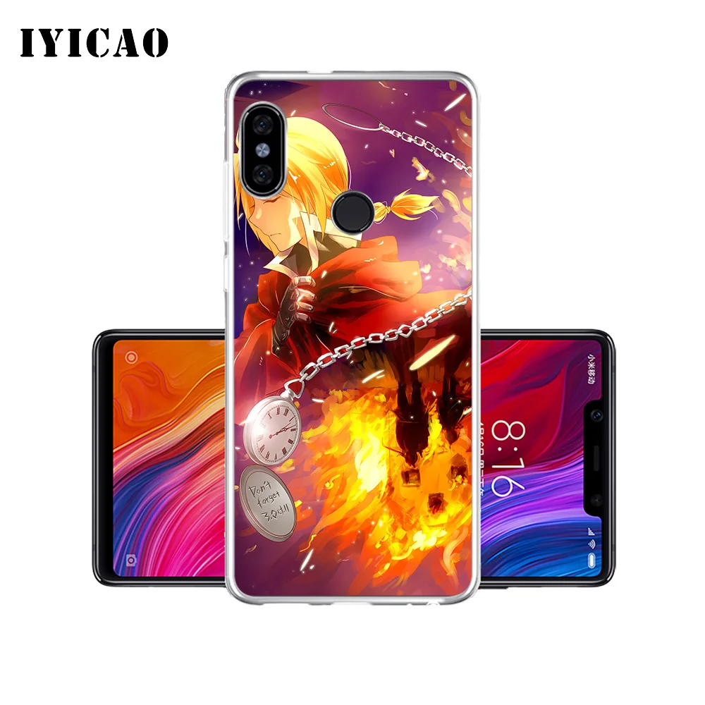 Металлический Алхимик IYICAO мягкий силиконовый чехол для телефона Xiaomi Mi 9 8 SE 6 A1 A2 Lite
