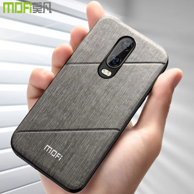 MOFi original oneplus 6T case one plus 6t back cover hard protective coque luxury oneplus6t business black 1+6t |