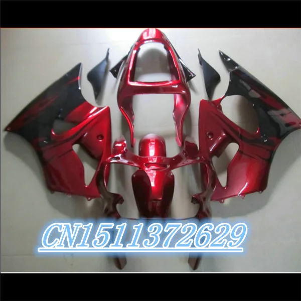 

Обтекатели Bo на заказ для ZX6R 2000 2001 2002 Kawasaki обтекатель ZX-6R 636 Красный Черный Запасные части ZX 6R