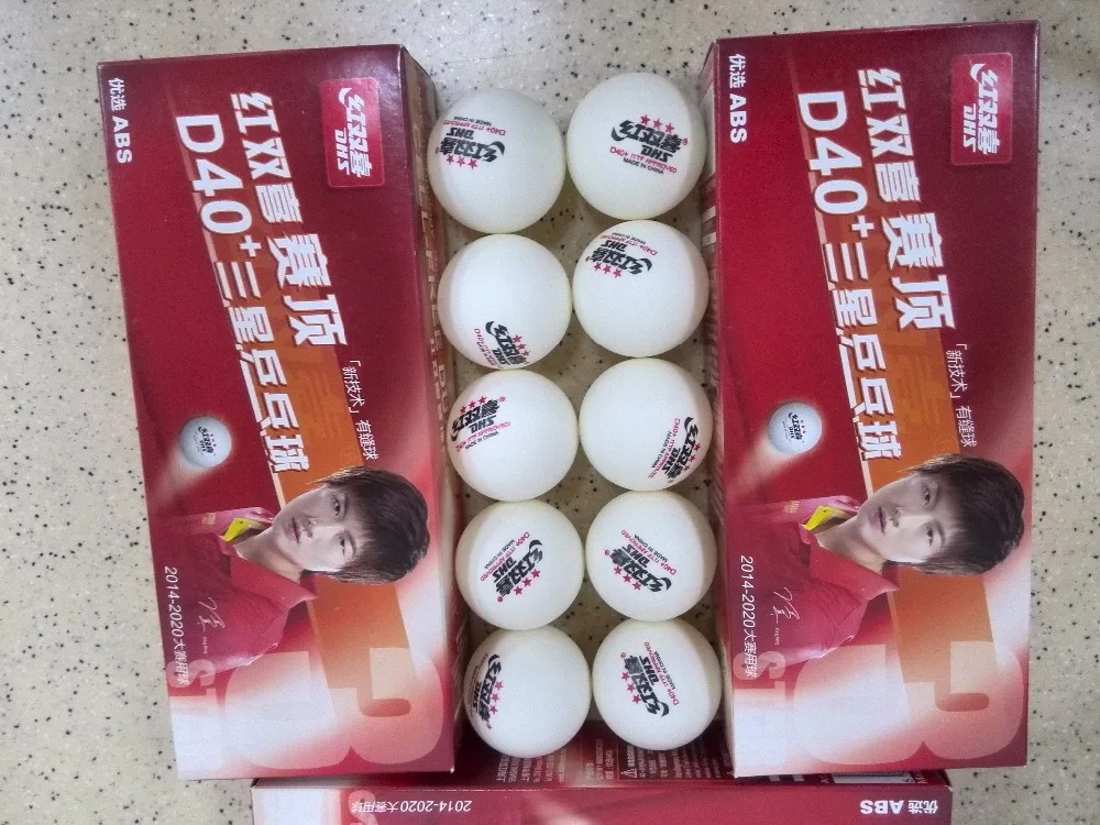 Tenis de mesa DHS D40 + 3 звезды мячи для настольного тенниса шов Профессиональный мячик