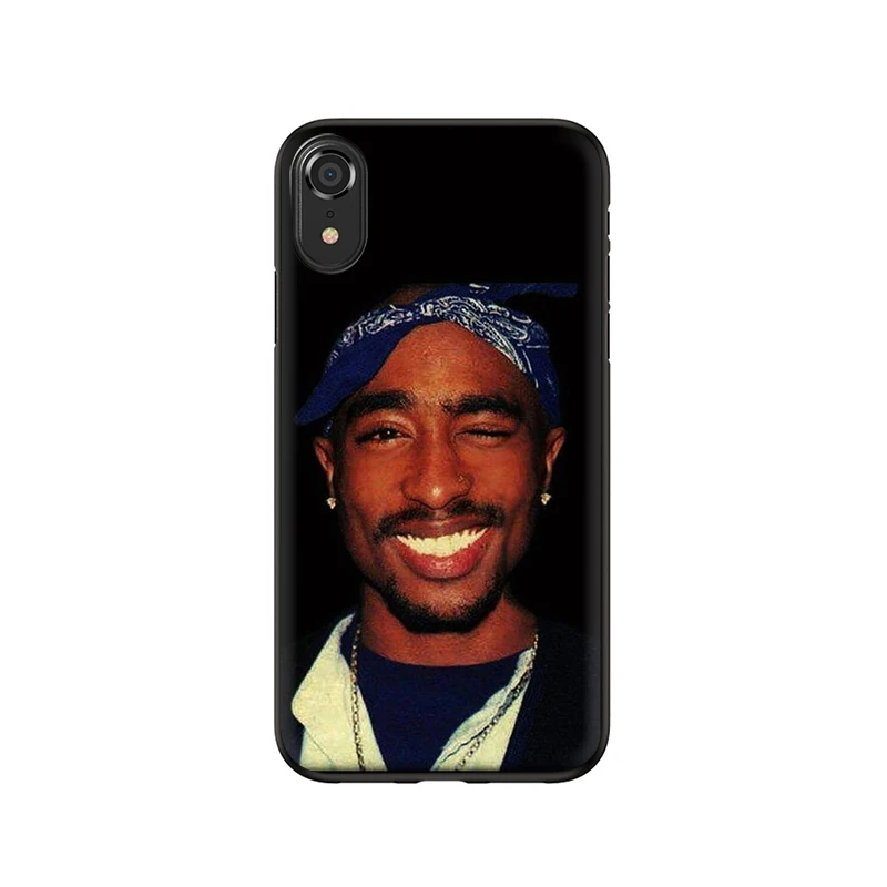 2Pac Tupac Amaru Shakur мягкий чехол для телефона iPhone 5 5S 6 6S Plus 7 8 Plus X XR XS 11 Pro Max - Цвет: B8