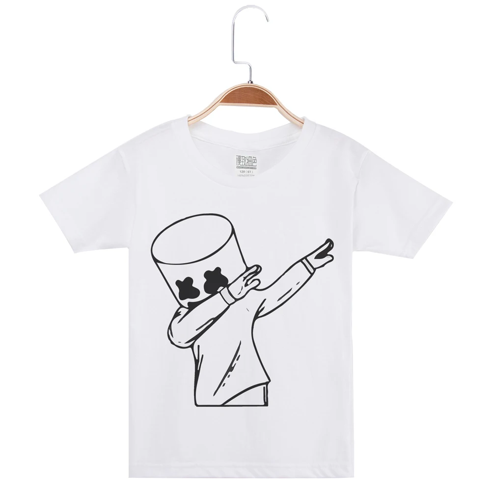 

Limited Time Discount Fashion Tshirt Boys Tees Kids t Shirt Half Sleeve Cotton Girls Popular Tops Dabbing Print Child Clothes
