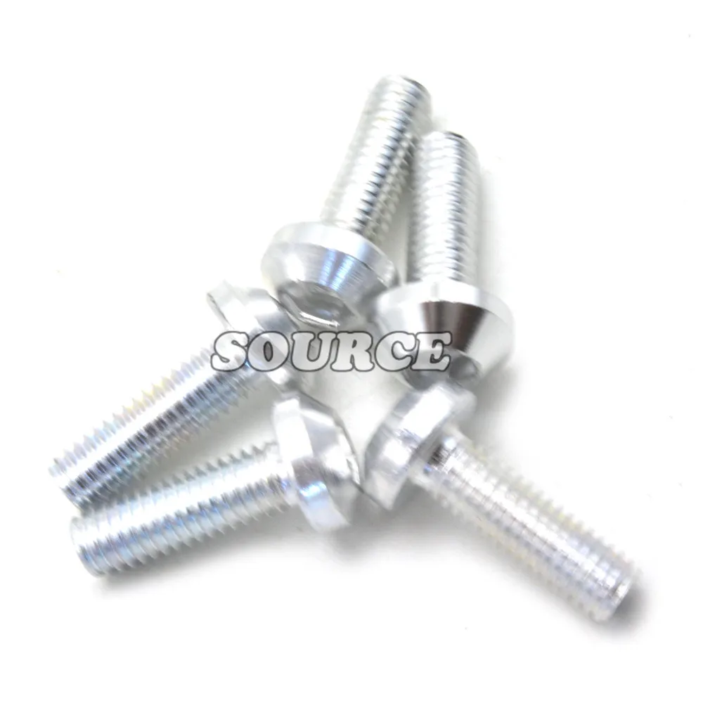 Комплект винтовых болтов для ветрового стекла 5 шт. крепежная гайка yamaha yzf r6 2005-2011