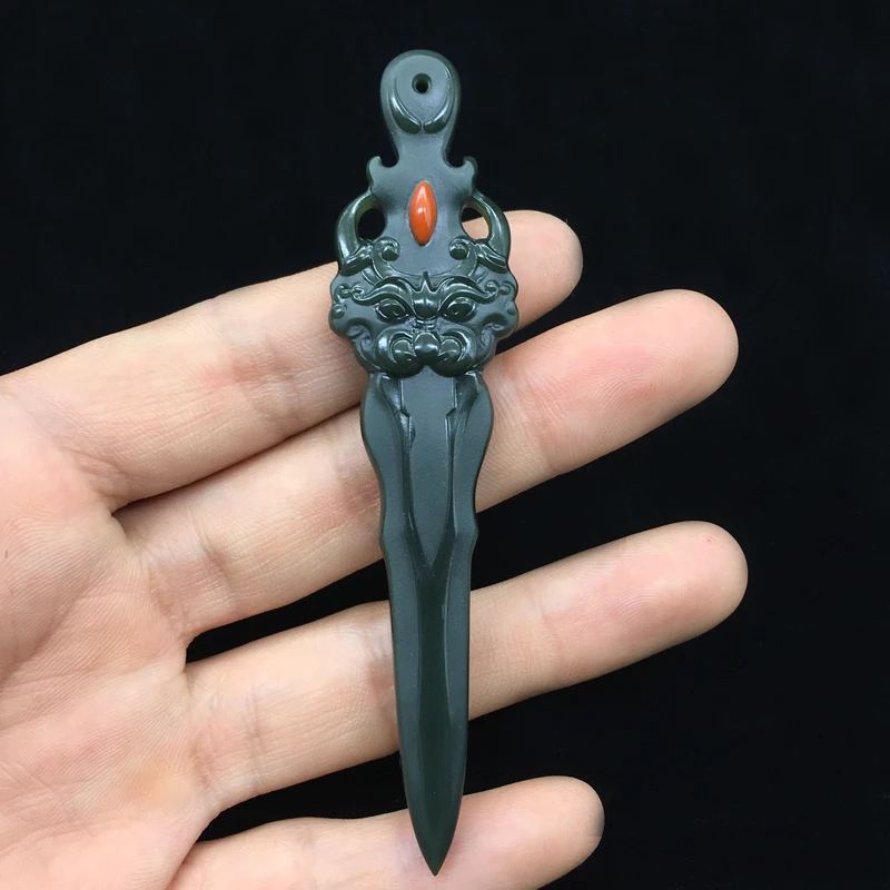 Xinjiang Hetian jade sapphire один прекрасный материал сидящий Лотос Гуаньинь бренд кулон нефритовый Будда Кулон черный нефрит hp311