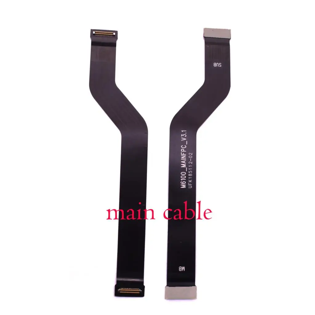 Основная плата питания, материнская плата, USB зарядное устройство, порт boad микрофон с гибким кабелем для Xiaomi Redmi Note 7 pro Redmi Note7 - Цвет: Main flex cable