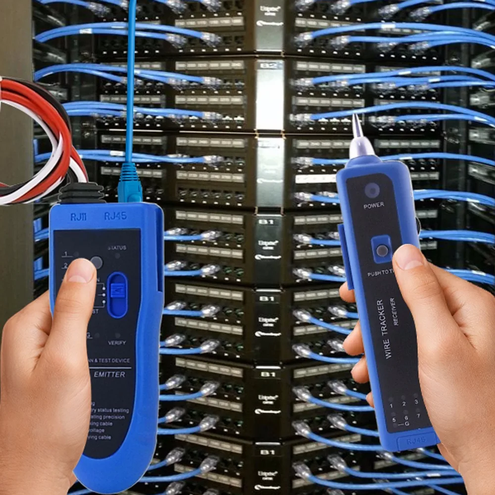 Провод трекер телефон LAN кабель RJ45 RJ11 открытый короткого замыкания тестирование