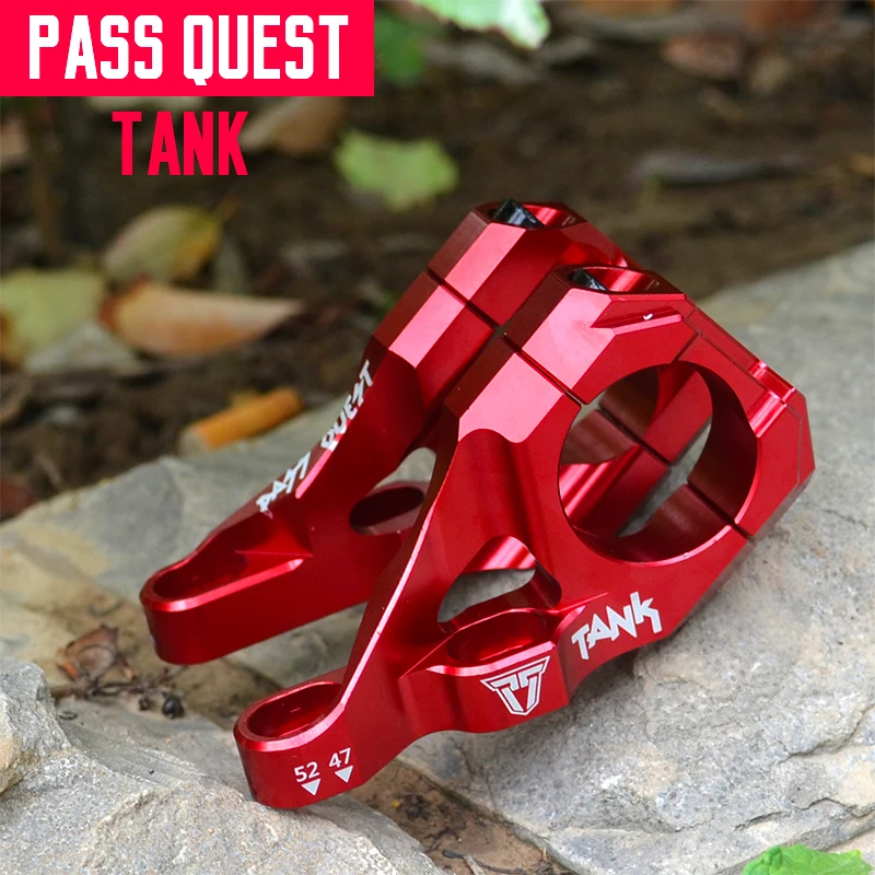 TANK Taiwan PASS QUEST alloy Bicycle stem DJ/AM/FR/DH Downhill Mountain Bike stem 10 degree 35MM hight