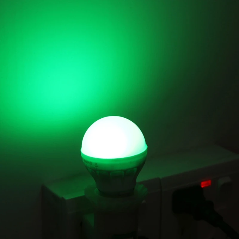 Светодиодный светильник с дистанционным управлением лампа цвет Changing3 W E27 AC 85 265V RGB