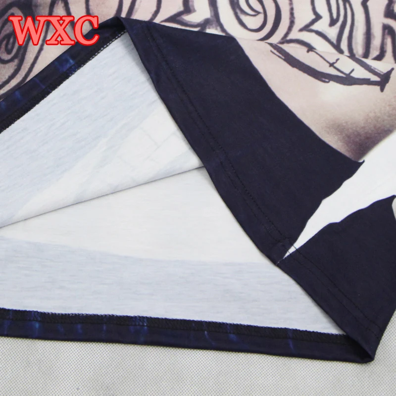 Харли Квинн Джокер Череп татуировки Байкер Топы косплей 3D футболка Дэдшот Рик