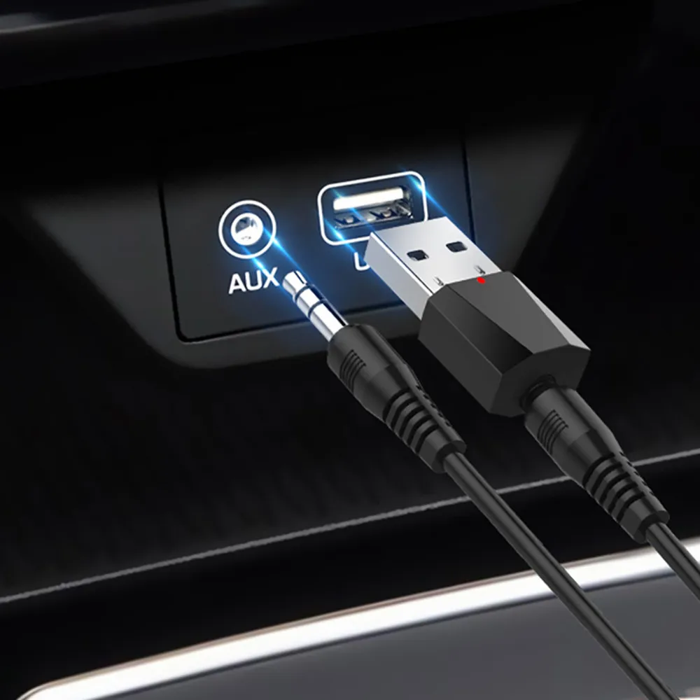 

Питание от USB 3,5 мм AUX Bluetooth 4,2 автомобильный Bluetooth Мини Bluetooth приемник аудио адаптер автомобильный комплект для музыкальных динамиков для тел...