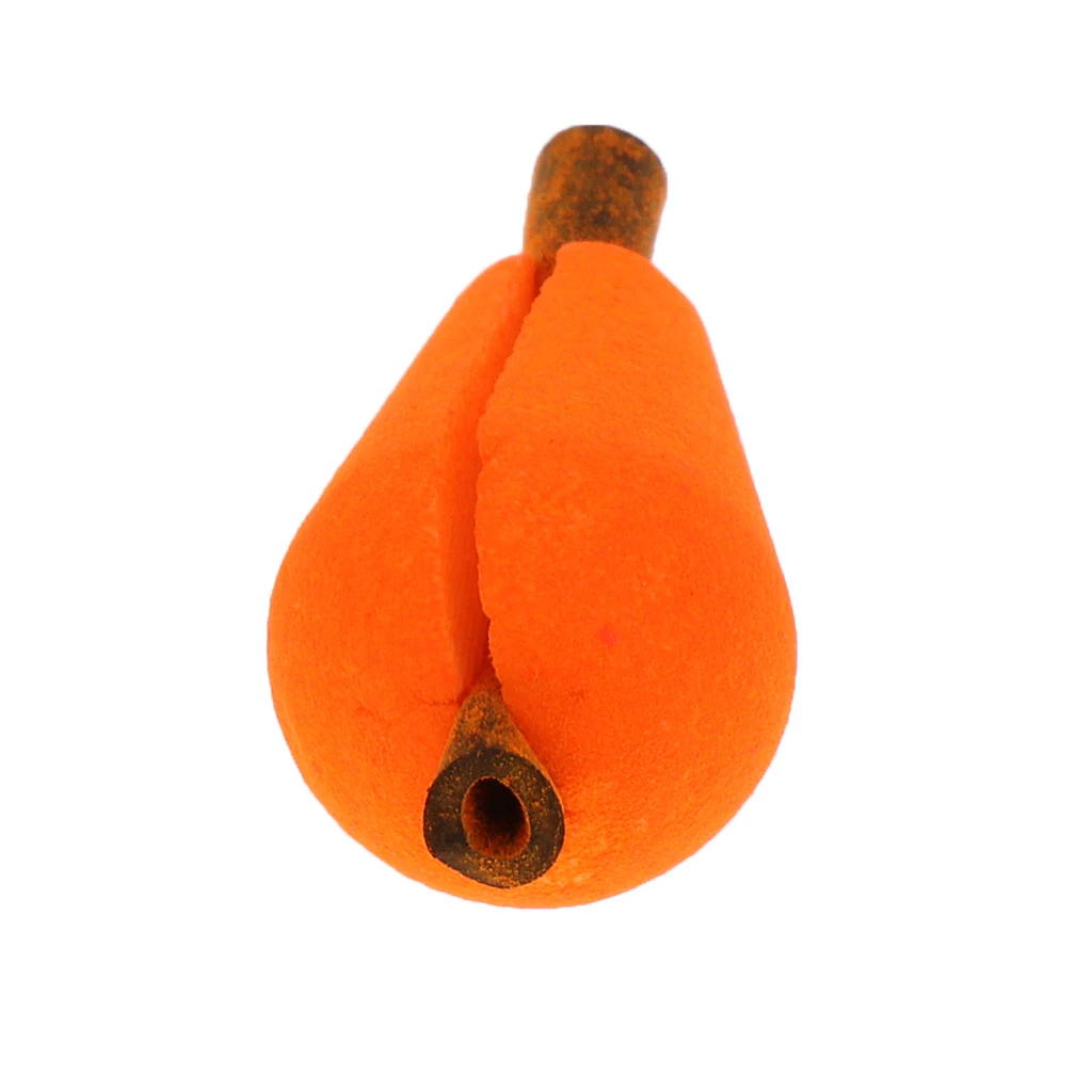 6 штук в форме капли поплавок для рыбалки водная капля поролон индикатор удара 0