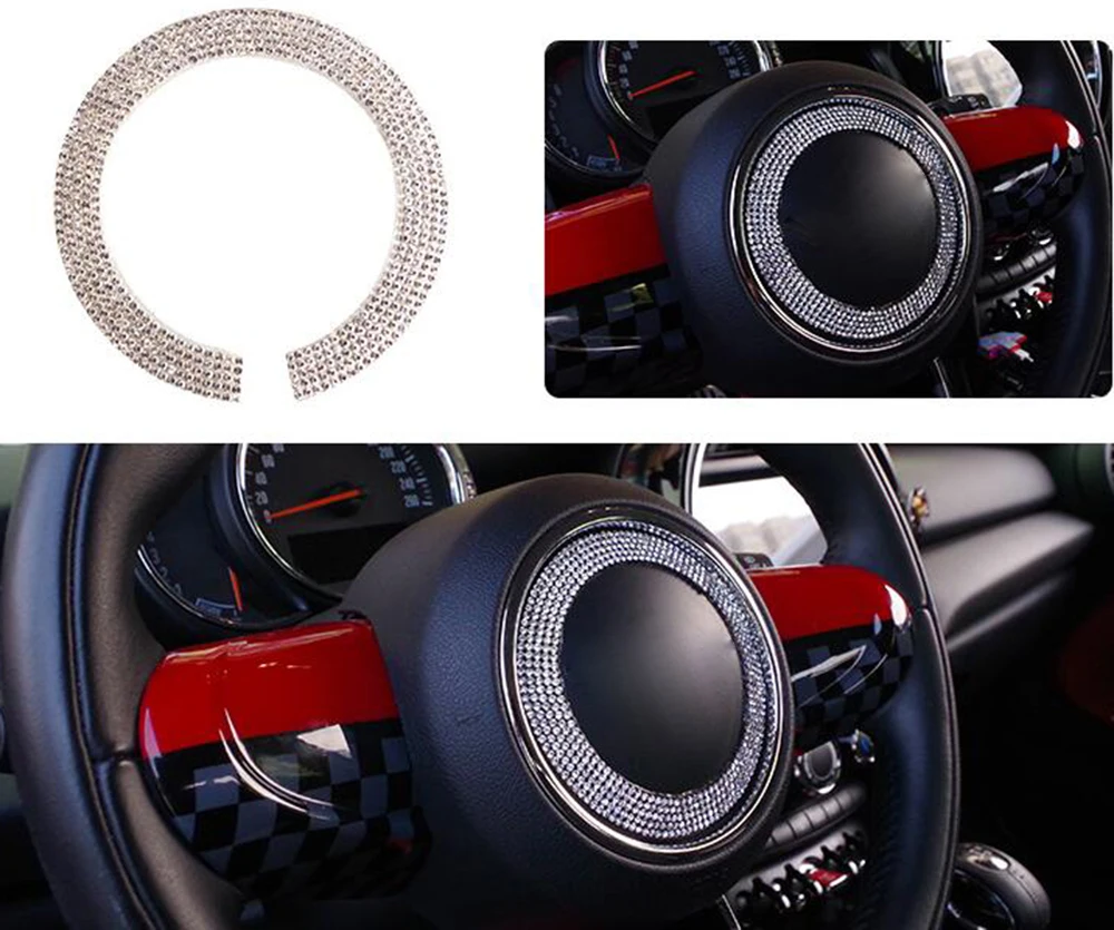 Наклейка на руль для Mini Cooper JCW One+ S F54 F56 F55 F60 R55 R56 R57 R58 R60 R61
